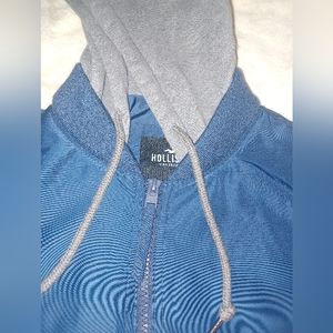 Mens Hollister Layered Look Blue Jacket sz Small